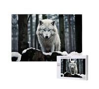 Phayah A Lone Wolf Jigsaw Puzzles For Adults 1000 Pieces.Home Decor Birthday Party For Men Women 29.5 X 19.7"