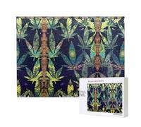 Phayah A Puff In Time Weed Leaves Puzzles For Adults 500 Pieces For Home Decor Intelligence Development Toys 20.4 X 15"