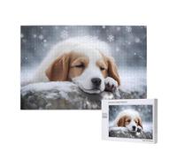 Phayah A Sleeping Dog Puzzles 1000 Piece for Jigsaw Puzzle Wooden Puzzle Forfamily Friend Home Decor Wall Art 29.5 X 19.7 in
