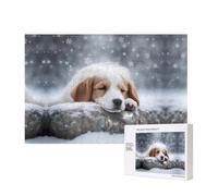 Phayah A Sleeping Dog Puzzles 300 Piece for Jigsaw Puzzle Wooden Puzzle for Family Friend Home Decor Wall Art 15.7 X 11in