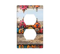 Phayah Abandoned Magic House Pattern Decorative Outlet Covers Receptacle Duplex Light Switch Plate Single Dual Plug Covers