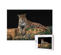 Phayah African Leopard On Rock Puzzles For Adults 300 Pieces For Home Decor Intelligence Development Toys 15.7 X 11"
