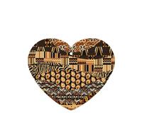 Phayah African Style Patchwork Pattern Lavender Scent Car Air Freshener Heart Shape Card Hanging Hanging Scented Card 6 Pcs For Cars Closet Drawer Eliminate