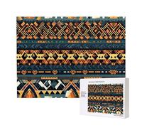 Phayah African Tribal Ethnic Texture Puzzles For Adults 500 Pieces For Home Decor Children'S Intelligence Development Toys 20.4 X 15"