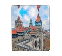 Phayah Ancient Castle Pattern Mouse Pads, Portable Wireless Mouse Pad, Non-Slip Rubber Base Laptop Mousepad Smooth Surface for Office & Travel 7 X 8.6 in