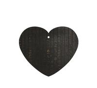 Phayah Ancient Egyptian Hieroglyph Pattern Lavender Scent Car Air Freshener Heart Shape Card Hanging Hanging Scented Card 6 Pcs For Cars Closet Drawer Eliminate