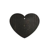 Phayah Ancient Egyptian Hieroglyph Pattern Lavender Scent Car Air Freshener Heart Shape Card Hanging Hanging Scented Card 4 Pcs For Cars Closet Drawer Eliminate