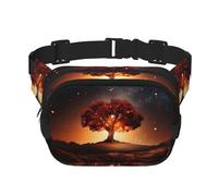 Phayah Ancient Tree In The Night Sky Waist Pack Bag,Fanny Pack For Men,Women, Workout Traveling Casual Running Hiking Cycling, Bum Bag