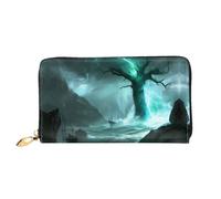 PHAYAH Ancient Tree In The Storm Pattern Women'S Wallet Long Clutch Zip Around Travel Leather Purse Large Capacity Credit Card Holder