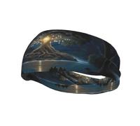 Phayah Ancient Tree of Wisdom Pattern Headbands Women Men Sweatband Sports Headband for Running, Cycling, Yoga Gym, Working Out