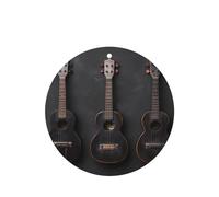 Phayah Antique Guitar Pattern Lavender Scent Car Air Freshener Round Shape Card Hanging Hanging Scented Card 6 Pcs For Cars Closet Drawer