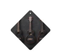Phayah Antique Guitar Pattern Lavender Scent Car Air Freshener Square Card Hanging Hanging Scented Card 6 Pcs For Cars Closet Drawer