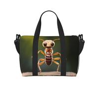 Phayah Ants Dancing Travel Duffle Bag Weekender Overnight Gym Tote for Women Girls Shoulder Bag Workout Water Resistant