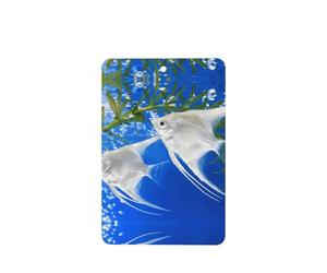 Phayah Aquarium Angelfish Pattern Lavender Scent Car Air Freshener Rectangle Card Hanging Hanging Scented Card 6 Pcs For Cars Closet Drawer Eliminate