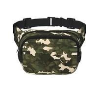 Phayah Army Camouflage Men Women Hip Bum Bag With Adjustable Strap For Outdoors Workout Traveling Casual Running Hiking Cycling