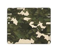 Phayah Army Camouflage Pattern Mouse Pad Designs,Portable Office Non-Slip Rubber Base Wireless Mouse Pad for Gaming Mat for Laptop, Office Home 10 X 12 Inch