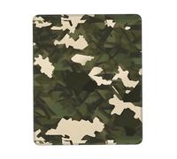 Phayah Army Camouflage Pattern Mouse Pad with Non Slip Rubber Base Gaming with Stitched Edge, Mousepad for Laptop, Computer, Office 7 X 8.6 in