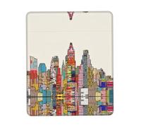 Phayah Austin Texas Pattern Mouse Pad Waterproof Surface & Non-Slip Rubber Base with Stitched Edges Gaming Mouse Mat for Laptop 8.3 X 10.3 in