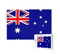 Phayah Australian Flag Jigsaw Puzzles For Adults 300 Pieces.Home Decor Birthday Party For Men Women 15.7 X 11"
