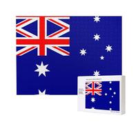 Phayah Australian Flag Puzzles For Adults 500 Pieces For Home Decor Children'S Intelligence Development Toys 20.4 X 15"