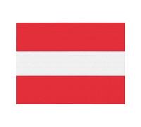 PHAYAH Austrian Flag Pattern Flannel 60"X50" Soft Fleece Blanket All Seasons Warm Blanket for Bedding Sofa and Trave