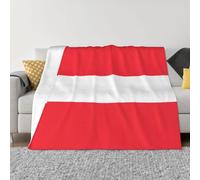 PHAYAH Austrian Flag Pattern Flannel 60"X50" Soft Fleece Blanket All Seasons Warm Blanket for Bedding Sofa and Trave