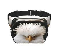 Phayah Bald Eagle Waist Pack Bag,Fanny Pack For Men,Women, Workout Traveling Casual Running Hiking Cycling, Bum Bag