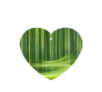 Phayah Bamboo Forest Halo Pattern Lavender Scent Car Air Freshener Heart Shape Card Hanging Hanging Scented Card 6 Pcs For Cars Closet Drawer