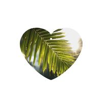 Phayah Bamboo Leaf Pattern Lavender Scent Car Air Freshener Heart Shape Card Hanging Hanging Scented Card 4 Pcs For Cars Closet Drawer