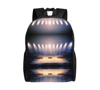 PHAYAH Basketball Arena Pattern Casual Shoulders Classical Basic Travel Backpack Travel And Outdoor Activities