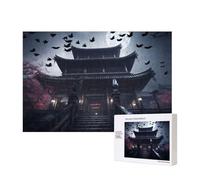 Phayah Bats Flying at Dusk Pattern Puzzle Unique Jigsaw Wall Art Picture for Home Decoration 300 Pcs