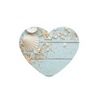 Phayah Beach Shell Sea Collection Vintage Boho Pattern Lavender Scent Car Air Freshener Heart Shape Card Hanging Hanging Scented Card 4 Pcs For Cars Closet Shoe