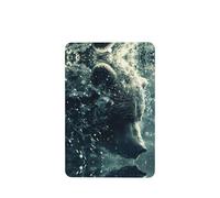 Phayah Bear In The River Pattern Lavender Scent Car Air Freshener Rectangle Card Hanging Hanging Scented Card 6 Pcs For Cars Closet Drawer Eliminate