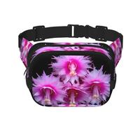 Phayah Beautiful Flower Waist Pack Bag,Fanny Pack For Men,Women, Workout Traveling Casual Running Hiking Cycling, Bum Bag