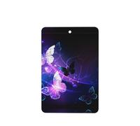Phayah Beautiful Glowing Butterfly Pattern Lavender Scent Car Air Freshener Rectangle Card Hanging Hanging Scented Card 6 Pcs For Cars Closet Drawer Eliminate