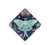 Phayah Beautiful Moth Pattern Lavender Scent Car Air Freshener Square Card Hanging Hanging Scented Card 6 Pcs For Cars Closet Shoe
