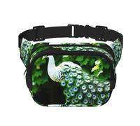 Phayah Beautiful Peacock Waist Pack Bag,Fanny Pack For Men,Women, Workout Traveling Casual Running Hiking Cycling, Bum Bag