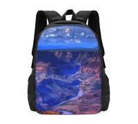 PHAYAH Beauty Grand Canyon Pattern Casual Shoulders Classical Basic Travel Backpack Travel And Outdoor Activities Resistant