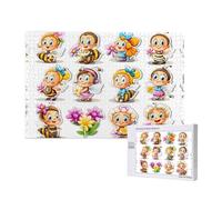 Phayah Bee Cartoon Jigsaw Puzzles For Adults 1000 Pieces.Home Decor Birthday Party For Men Women 29.5 X 19.7"
