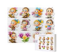Phayah Bee Cartoon Jigsaw Puzzles For Adults 500 Pieces.Home Decor Birthday Party For Men Women 20.4 X 15"