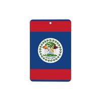 Phayah Belize Flag Pattern Lavender Scent Car Air Freshener Rectangle Card Hanging Hanging Scented Card 6 Pcs For Cars Closet Drawer