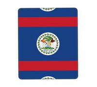 Phayah Belize Flag Pattern Mouse Pads, Portable Wireless Mouse Pad, Non-Slip Rubber Base Laptop Mousepad Smooth Surface for Office & Travel 8.3 X 10.3 in