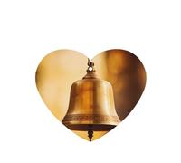 Phayah Bell Made Of Copper Or Bronze Pattern Lavender Scent Car Air Freshener Heart Shape Card Hanging Hanging Scented Card 6 Pcs For Cars Closet Drawer