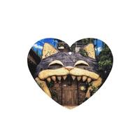 Phayah Big Mouth House Pattern Lavender Scent Car Air Freshener Heart Shape Card Hanging Hanging Scented Card 4 Pcs For Cars Closet Drawer