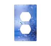 Phayah Bird On A Reed Branch Pattern Decorative Outlet Covers Receptacle Duplex Light Switch Plate Single Dual Plug Covers
