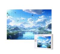 Phayah Birds Flying In The Sky Jigsaw Puzzles For Adults 300 Pieces.Home Decor Birthday Party For Men Women 15.7 X 11"