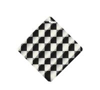Phayah Black And White Mosaic Pattern Lavender Scent Car Air Freshener Square Card Hanging Hanging Scented Card 6 Pcs For Cars Closet Drawer