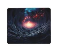 PHAYAH Black Holes Pattern Mouse Pads, Portable Wireless Mouse Pad, Non-Slip Rubber Base Laptop Mousepad Smooth Surface for Office & Travel 8.3 X 10.3 in