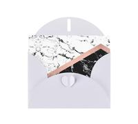 PHAYAH Black White Marble Pattern Blank Greeting Cards 10 With White Envelopes For Christmas, Wedding Anniversaries And Party Invitations