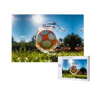 Phayah Blitzkrieg Football Jigsaw Puzzles for Adults 1000 Pieces.Home Decor Birthday Party for Men Women 29.5 X 19.7